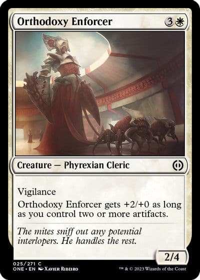 Orthodoxy Enforcer Phyrexia: All Will Be One Magic card