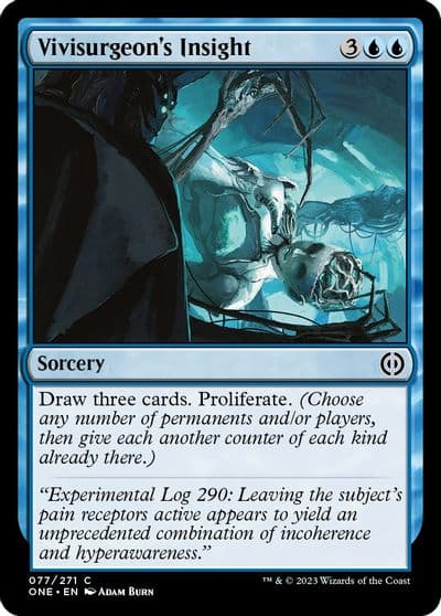 Vivisurgeons Insight Phyrexia: All Will Be One Magic card