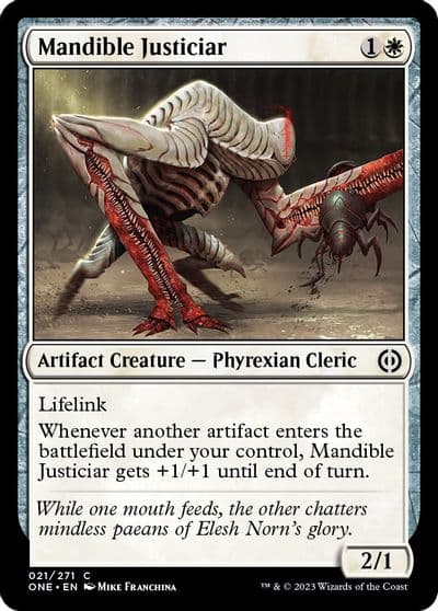 Mandible Justiciar Phyrexia: All Will Be One Magic card
