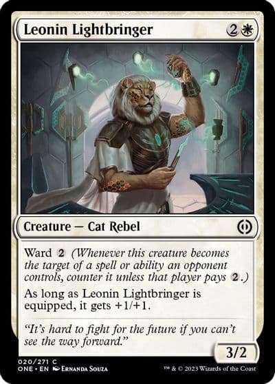 Leonin Lightbringer Phyrexia: All Will Be One Magic card