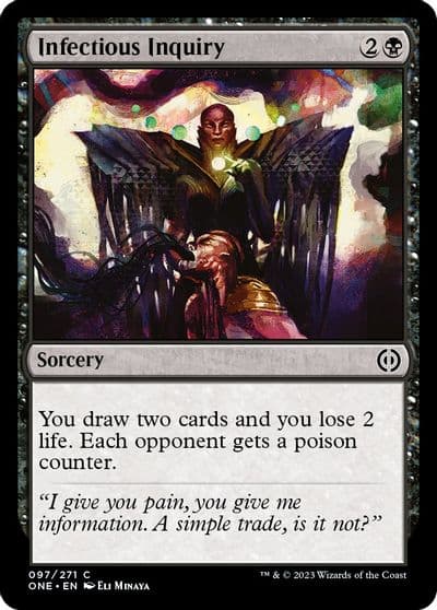 Infectious Inquiry Phyrexia: All Will Be One Magic card