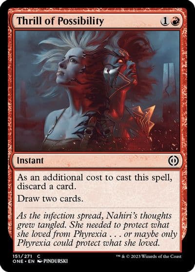 Thrill of Possibility Phyrexia: All Will Be One Magic card