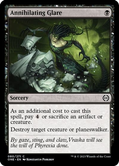 Annihilating Glare Phyrexia: All Will Be One Magic card
