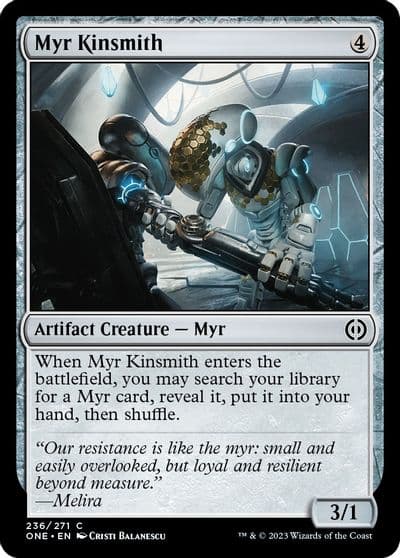 Myr Kinsmith Phyrexia: All Will Be One Magic card