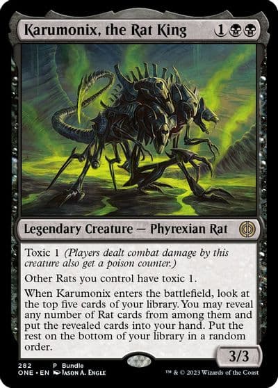 Karumonix the Rat King ONE Bundle Unique and Miscellaneous Promos Magic card