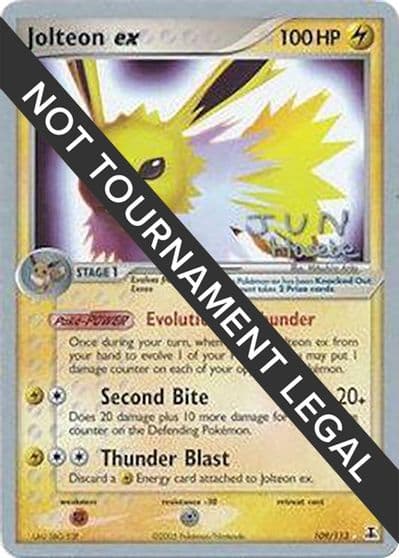 Jolteon ex - 2007 (Jun Hasebe) World Championship Decks Pokemon card