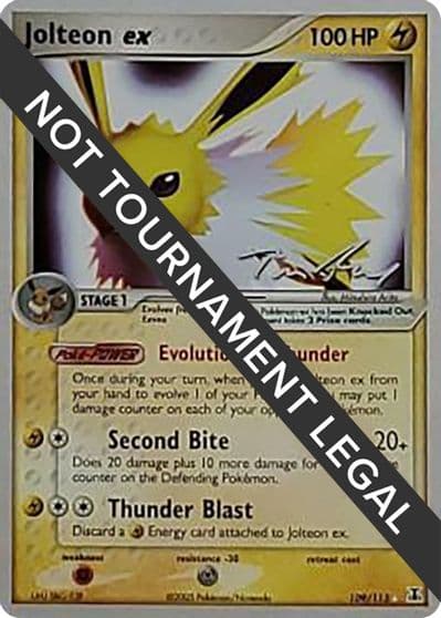 Jolteon ex - 2007 (Tom Roos) World Championship Decks Pokemon card