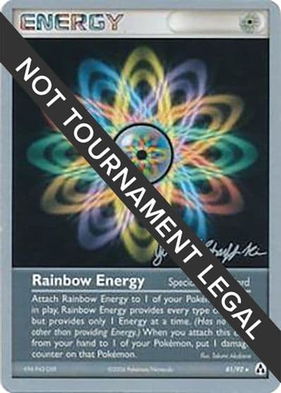 Rainbow Energy - 2007 (Jeremy Scharff-Kim) World Championship Decks Pokemon card