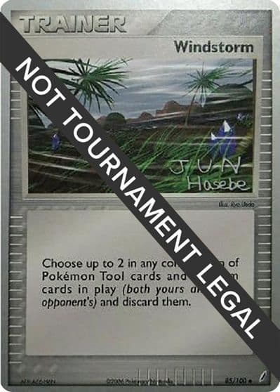 Windstorm - 2007 (Jun Hasebe) World Championship Decks Pokemon card
