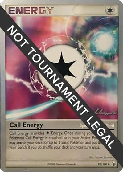 Call Energy - 2008 (Jason Klaczynski) World Championship Decks Pokemon card
