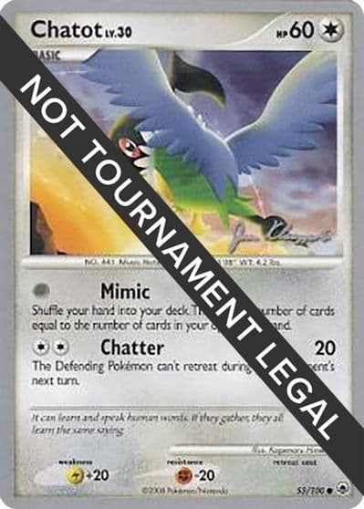 Chatot - 2008 (Jason Klaczynski) World Championship Decks Pokemon card