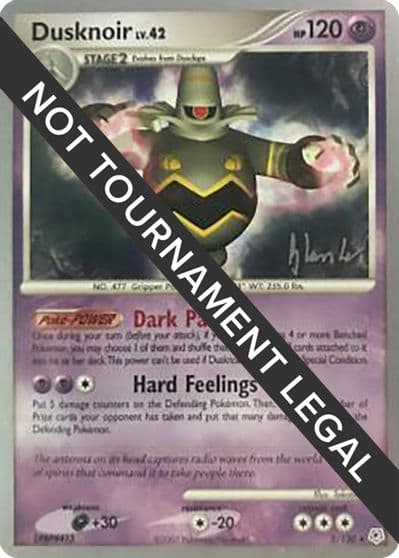 Dusknoir - 2008 (Dylan Lefavour) World Championship Decks Pokemon card
