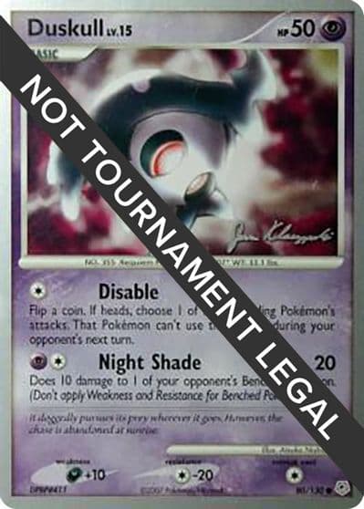Duskull - 2008 (Jason Klaczynski) World Championship Decks Pokemon card