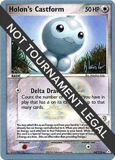 Holon's Castform - 2008 (Dylan Lefavour) World Championship Decks Pokemon card