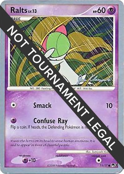 Ralts (15) - 2008 (Jason Klaczynski) World Championship Decks Pokemon card