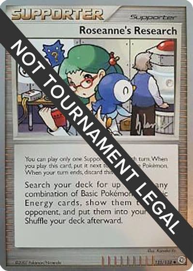 Roseannes Research 2008 Dylan Lefavour World Championship Decks Pokemon card