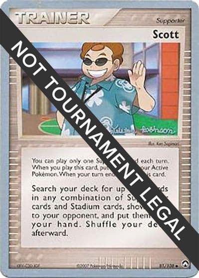 Scott - 2008 (Tristan Robinson) World Championship Decks Pokemon card