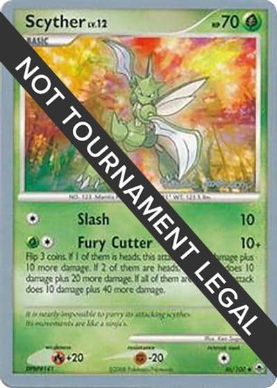 Scyther - 2008 (Tristan Robinson) World Championship Decks Pokemon card