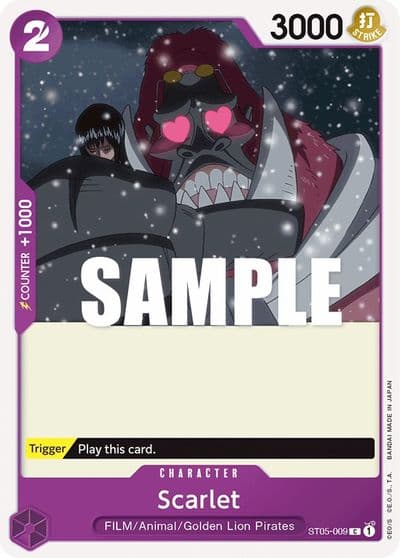 Scarlet Starter Deck 5: Film Edition One Piece card