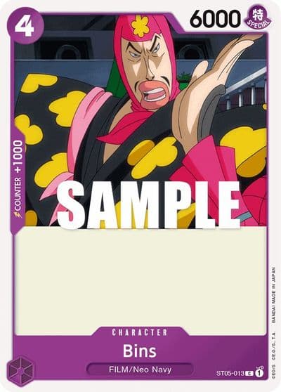 Bins Starter Deck 5: Film Edition One Piece card