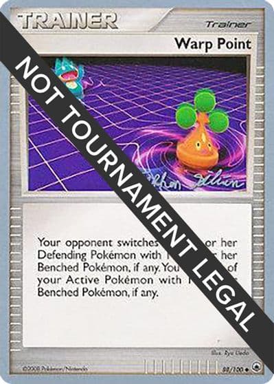 Warp Point - 2009 (Stephen Silvestro) World Championship Decks Pokemon card