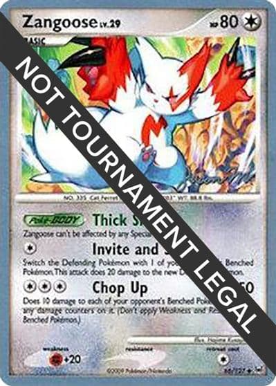 Zangoose - 2009 (Jason Martinez) World Championship Decks Pokemon card