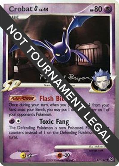 Crobat G - 2010 (Mychael Bryan) World Championship Decks Pokemon card