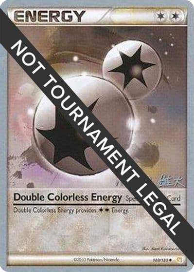 Double Colorless Energy - 2010 (Yuta Komatsuda) World Championship Decks Pokemon card