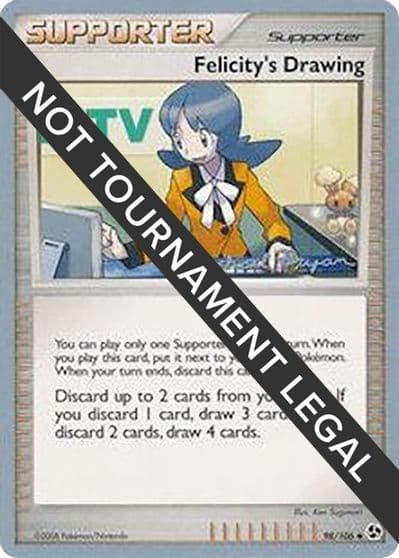 Felicity's Drawing - 2010 (Mychael Bryan) World Championship Decks Pokemon card