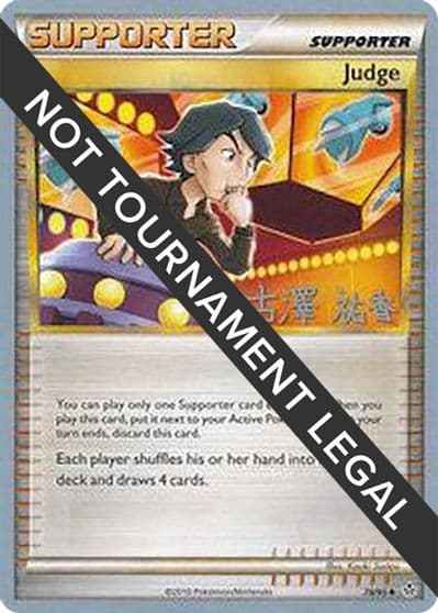 Judge - 2010 (Yuka Furusawa) World Championship Decks Pokemon card