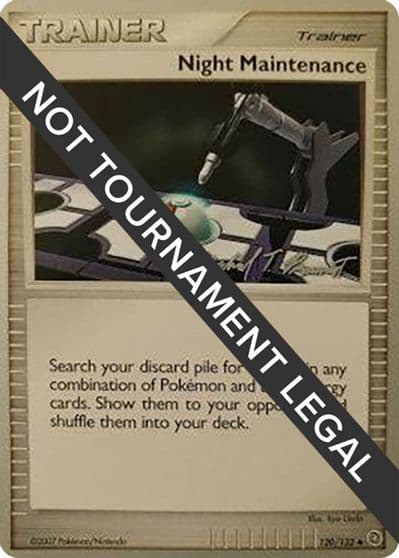 Night Maintenance - 2010 (Michael Pramawat) World Championship Decks Pokemon card