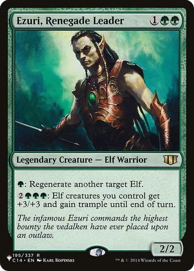 Ezuri Renegade Leader The List Reprints Magic card