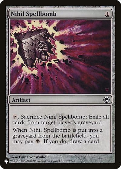 Nihil Spellbomb The List Reprints Magic card
