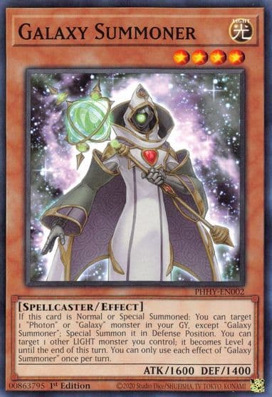 Galaxy Summoner Photon Hypernova Yu-Gi-Oh! card