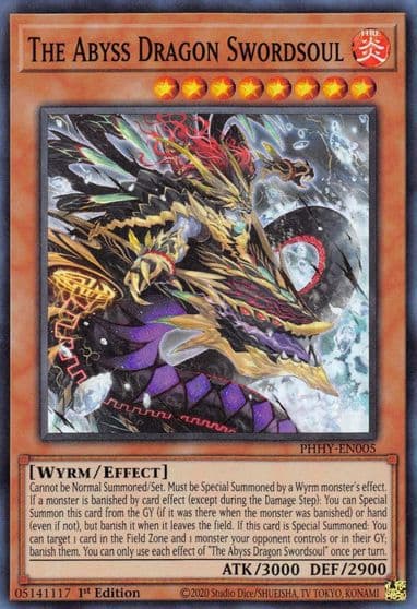 The Abyss Dragon Swordsoul Photon Hypernova Yu-Gi-Oh! card