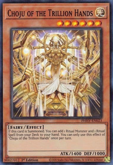 Choju of the Trillion Hands Photon Hypernova Yu-Gi-Oh! card