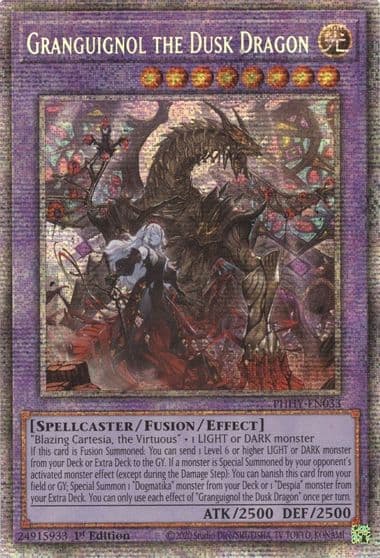 Granguignol the Dusk Dragon Starlight Rare Photon Hypernova Yu-Gi-Oh! card