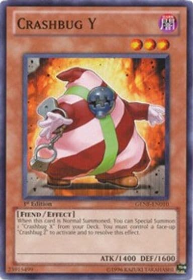 Crashbug Y Generation Force Yu-Gi-Oh! card