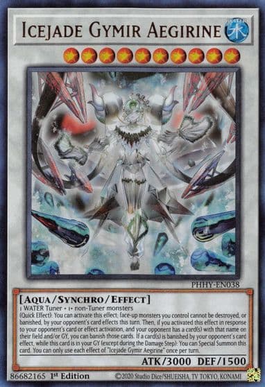 Icejade Gymir Aegirine Photon Hypernova Yu-Gi-Oh! card