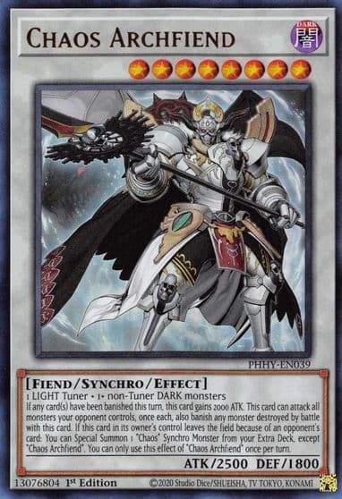 Chaos Archfiend Photon Hypernova Yu-Gi-Oh! card