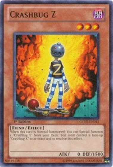 Crashbug Z Generation Force Yu-Gi-Oh! card