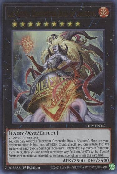 Laevatein Generaider Boss of Shadows Photon Hypernova Yu-Gi-Oh! card