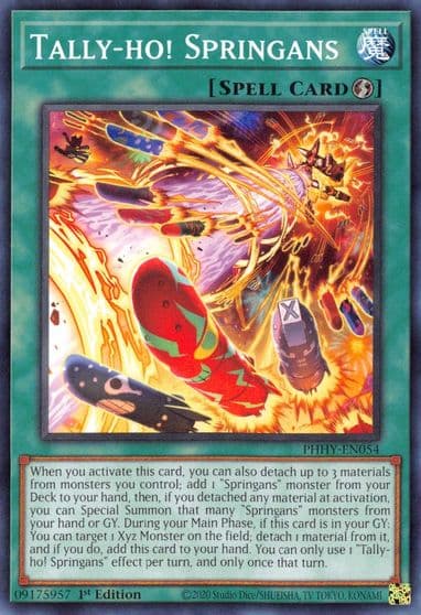 Tally ho Springans Photon Hypernova Yu-Gi-Oh! card