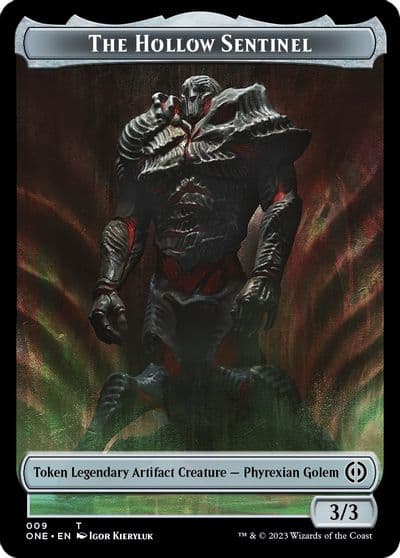 The Hollow Sentinel Token Phyrexia: All Will Be One Magic card