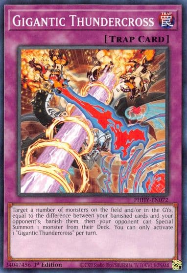 Gigantic Thundercross Photon Hypernova Yu-Gi-Oh! card