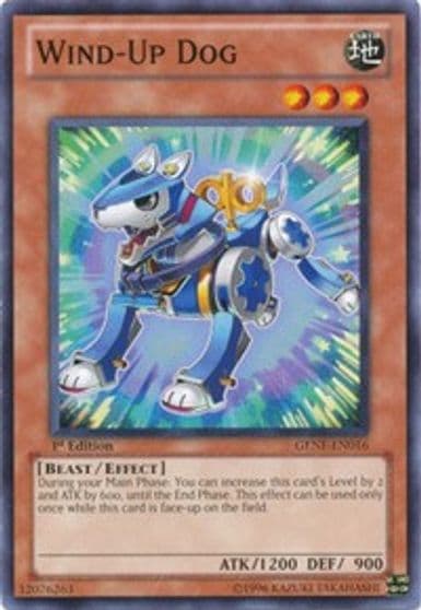 Wind Up Dog Generation Force Yu-Gi-Oh! card