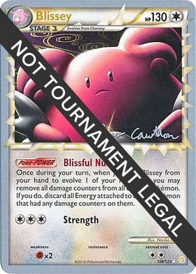 Blissey - 2011 (Ross Cawthon) World Championship Decks Pokemon card