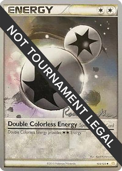 Double Colorless Energy - 2011 (Ross Cawthon) World Championship Decks Pokemon card