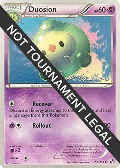 Duosion - 2011 (Ross Cawthon) World Championship Decks Pokemon card