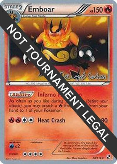 Emboar - 2011 (David Cohen) World Championship Decks Pokemon card